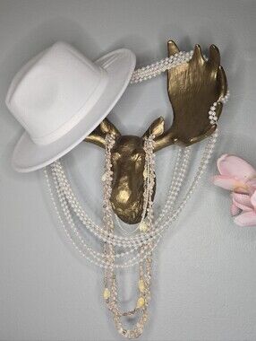 White Fedora Hat - Clean Classic Style
